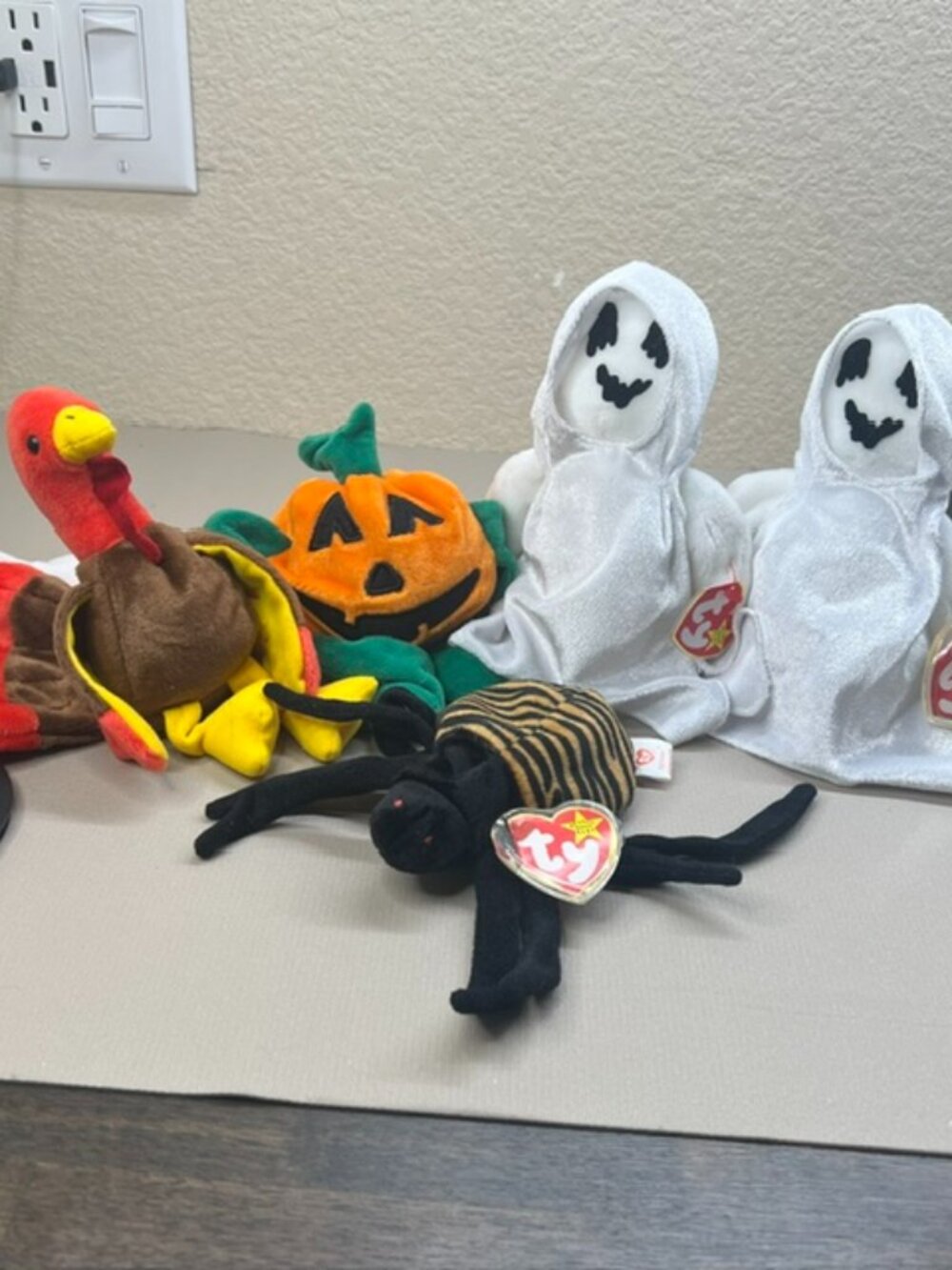 Ty Beanie Babies - Set of 5 Bundle - Fall Themed